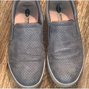 Dr. Scholl's memory foam cool fit gray slip on